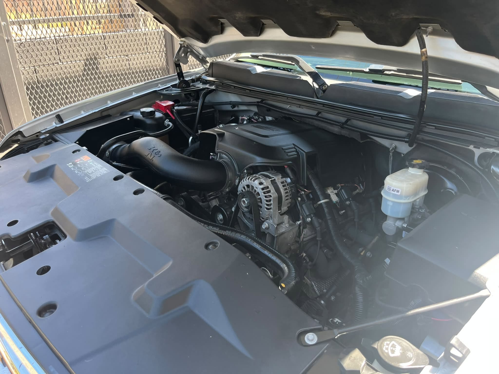 Professionally cleaned engine bay
