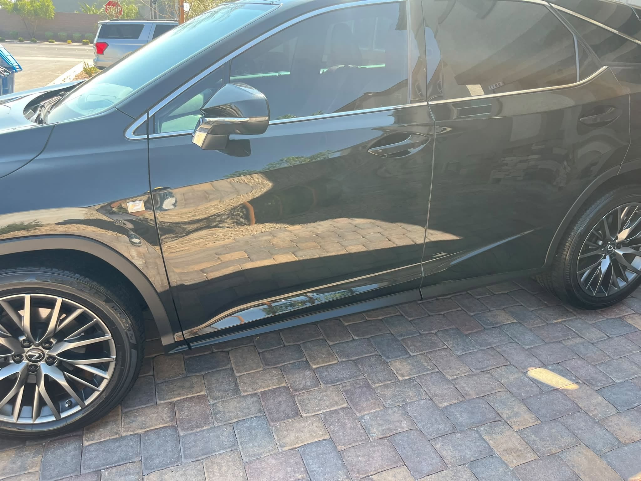 Glossy detailed Lexus exterior