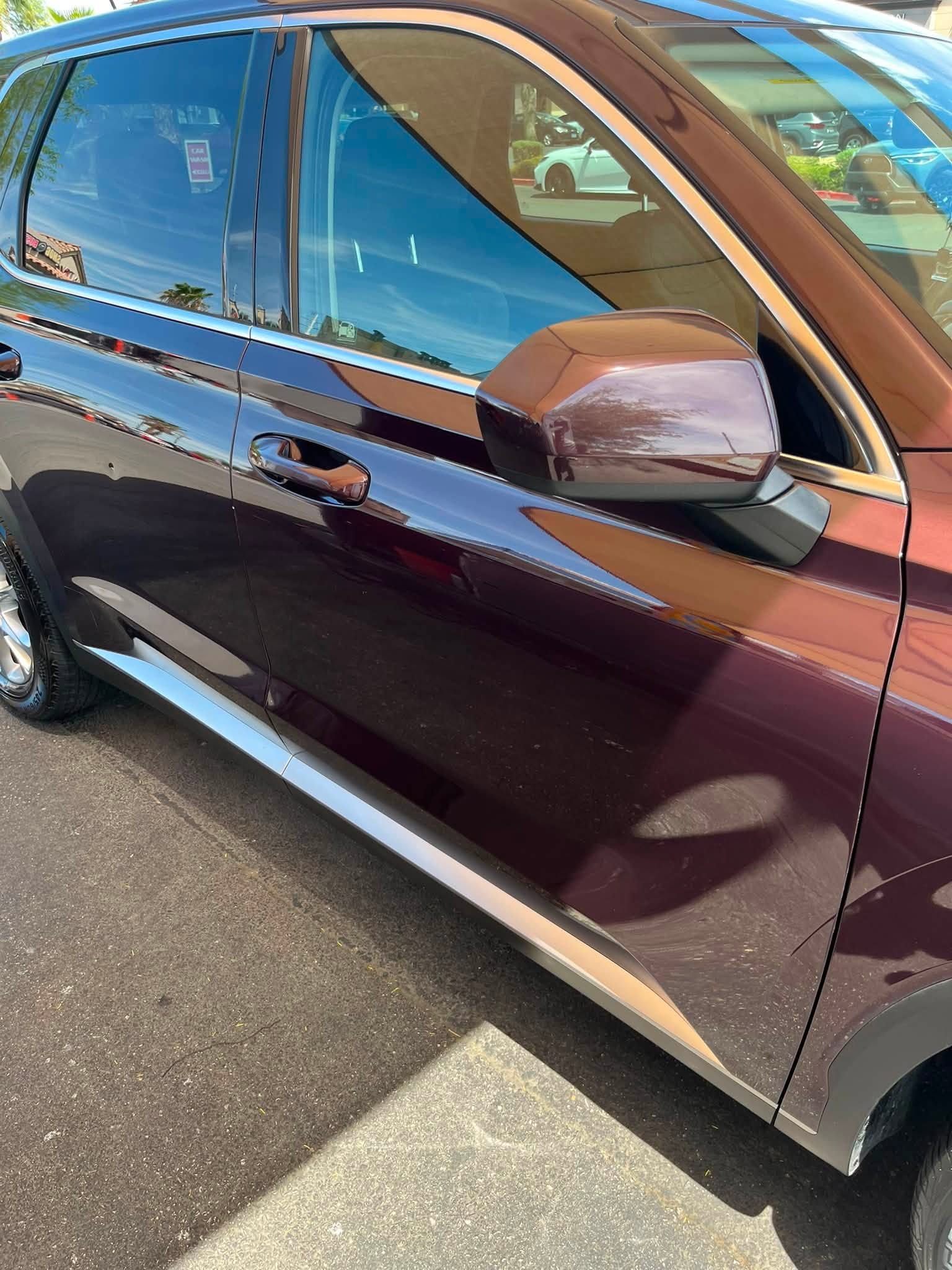 Polished SUV exterior finish